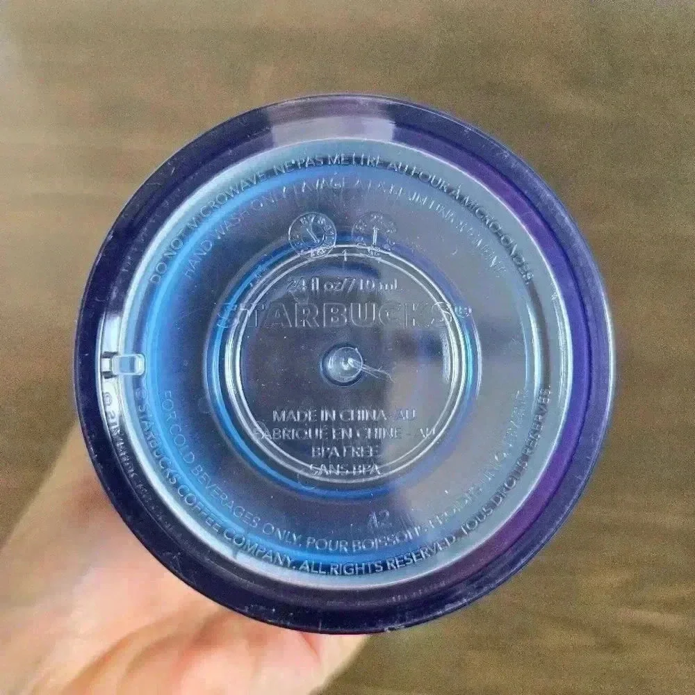 Starbucks Iridescent Hologram Dome Venti 24oz Cold Cup  2023
